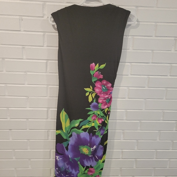 Vintage floral dress size 6 woman's beautiful and slim - Picture 3 of 4